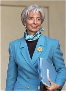 Cristina Lagarde, Directora del FMI