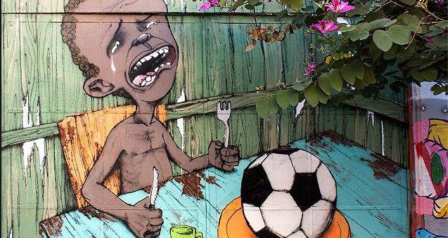 mural brasil no futbol @ Tao Tv