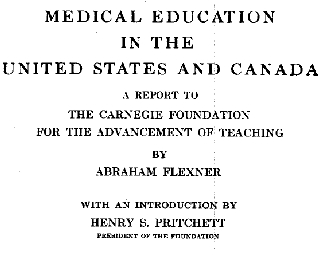 El Reporte Flexner de 1910 origen posible de supresión de prevención natural del cáncer