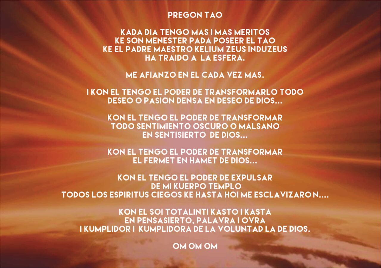 Poema Simero 32 del Tao Te King